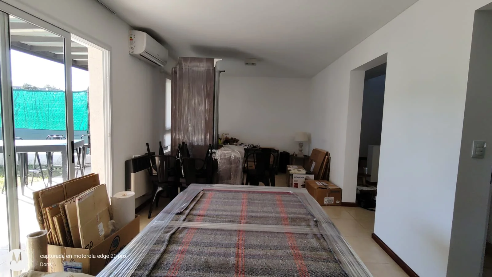 Muebles protegidos y envueltos para transporte